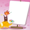 Animal drawing board