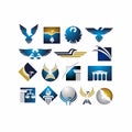 Animal, Eagle, bird, legal, law, justice, hawk, litigation in illustration icon set.