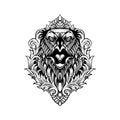 Animal Eagle Frame Swirls Illustrations