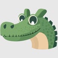 animal face reptile crocodile
