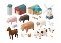 Graphic animal farm 2.5D set design