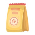 Animal feed package.Pet shop single icon in cartoon style vector symbol stock illustration web.