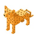 Animal figure, toy for children, cheetah character