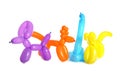 Animal figures made of modelling balloons