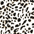 Animal Fur Fabric. Brown Watercolor Repeat. Wildlife Cheetah Paper.