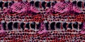 Animal Fur Fabric. Pink Watercolor Repeat. Wildlife Crocodile Paper. Neon Summer Spots. Animal Skin Seamless Design. Trendy Modern