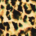 Animal Fur Paper. Brown Tie Dye Seamless. Wildlife Cheetah Texture. Multicolor Summer Spots. Animal Leather Repeat Paint. African