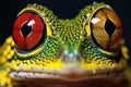 Animal green eye wild skin nature fauna macro wildlife closeup reptile