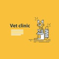 Animal health care, veterinary concept Royalty Free Stock Photo