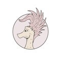 Animal with imaginative hairstyle