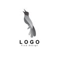 Animal logo, bird design and template Royalty Free Stock Photo