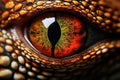 Animal macro dragon nature eye reptile lizard Royalty Free Stock Photo