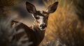 Animal, Mammal, Wildlife, Nature, Zoo, Portrait, Wild, Congo, Jungle, Forest, Close-up Royalty Free Stock Photo