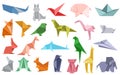 Animal origami vector Royalty Free Stock Photo