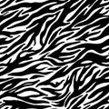 Vector tiger seamless skin pattern background prints