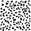 Animal pattern for textile design. Pattern of dalmatian spots. Natural textures illustration