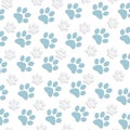 Animal paws over white background Royalty Free Stock Photo