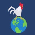 Animal planet , Rooster and Earth