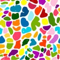Animal print colorful, seamless pattern for your design