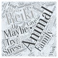 Animal Reiki word cloud concept vector background