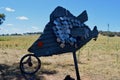 Animals onbikes along the Banjo Paterson Way