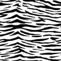 Animal seamless pattern. Tiger texture. Striped Mammals Fur. Print skin. Predator Camouflage. Printable Background Royalty Free Stock Photo