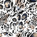 Animal seamless print Royalty Free Stock Photo