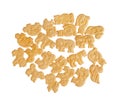 Animal shaped crackers Royalty Free Stock Photo