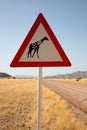 Animal signpost Royalty Free Stock Photo