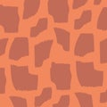 Animal skin print pattern, brown spotted fashion texture Royalty Free Stock Photo