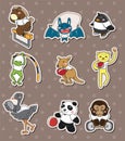 Animal sport stickers