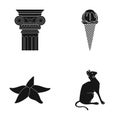 Animal, tourism, cafe and other web icon in black style.cat, domestic, wool, icons in set collection.