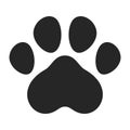 Pawprint icon silhouettes Footprints Logo