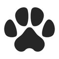 Pawprints Icon Footprint silhouette clipart