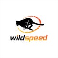 Animal Vector Running Cheetah Logo Design