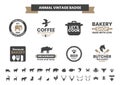 Animal Vintage Vector for banner