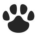 Pawprint icon footmark sign Footstep symbol