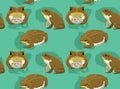 Cute Cane Toad Vector Seamless Background Wallpaper Royalty Free Stock Photo