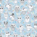 Animal Warm Seamless Pattern