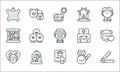 animal welfare line icons. linear set. quality vector line set such as bear trap, certificate, pets, animal testing, bird cage,