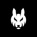 Animal wolf head beast modern creative logo Royalty Free Stock Photo