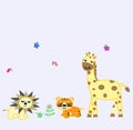 Animal World Fun Design Vector