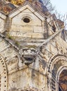 Gargoyles in decor of Rock Chapel of Pauline Monastery, Budapest, Hungary