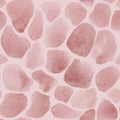 animalistic seamless pattern with giraffe spots on a pink background