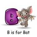 Animals alphabet: B is for Bats