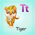 Animals alphabet: T is for Tiger