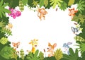 Animals Banner Vector Illustration