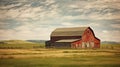 animals barn on farm