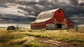 animals barn field Royalty Free Stock Photo