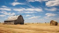 animals barn hay